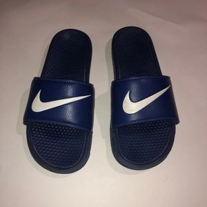Nike Blue Slides Flip Flops